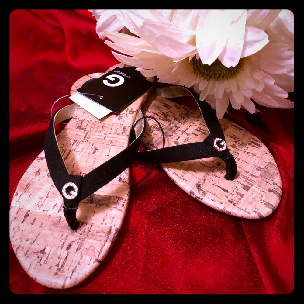 Black Guess Sandals